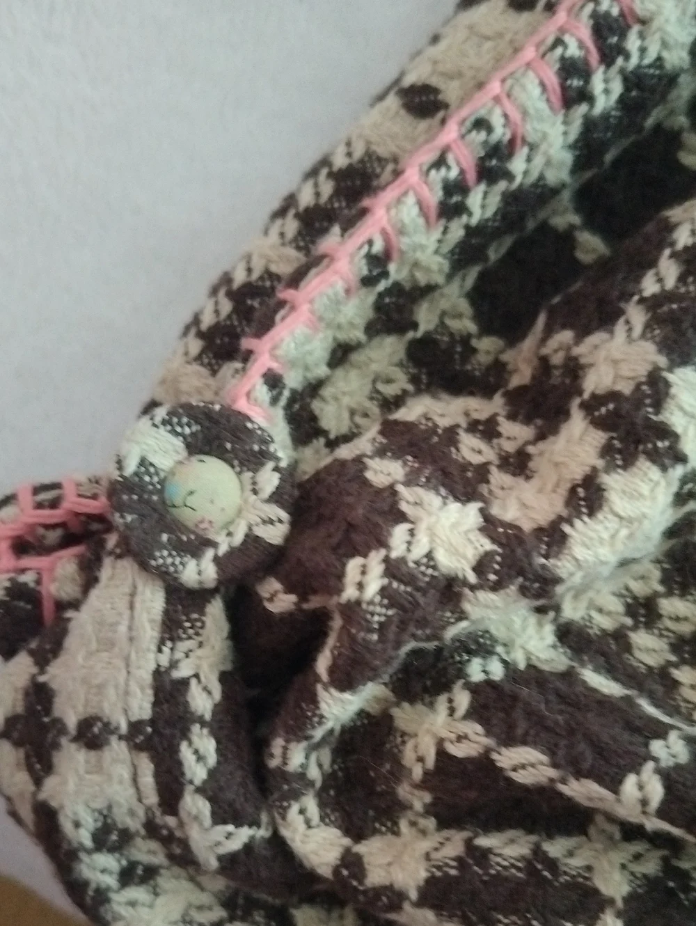 Brown And Cream Large Bag